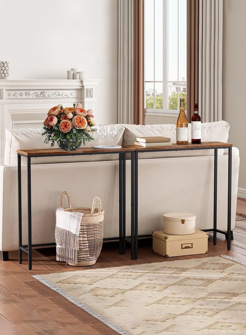 شويوين طاولة كونسول بسيطة، طاولة أريكة، ركن قهوة منزلي، رف عرض، طاولة مدخل للأريكة، مدخل الردهة، غرفة المعيشة - Image 2